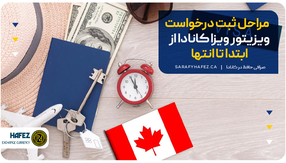 مراحل ثبت درخواست ویزیتور ویزا کانادا از ابتدا تا انتها