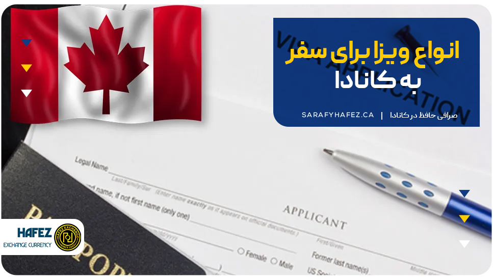 انواع ویزا برای سفر به کانادا