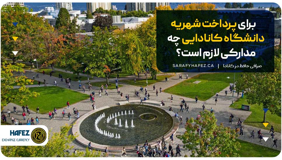 برای پرداخت شهریه دانشگاه کانادایی چه مدارکی لازم است؟