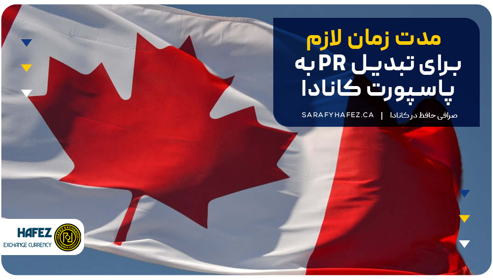 مدت زمان لازم برای تبدیل PR به پاسپورت کانادا