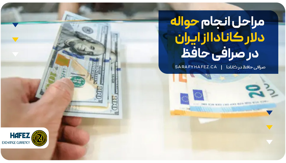 مراحل انجام حواله دلار کانادا از ایران در صرافی حافظ