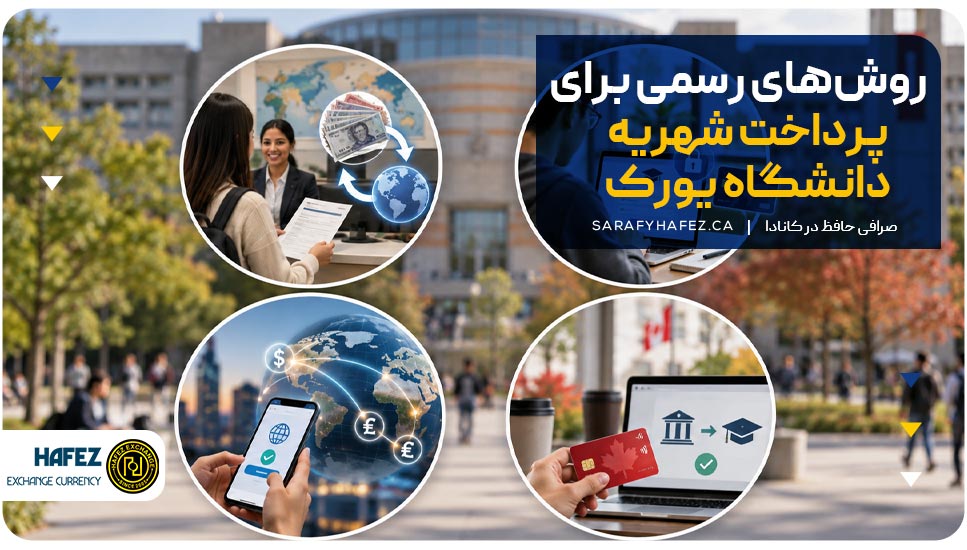 روشهای رسمی برای پرداخت شهریه دانشگاه یورک