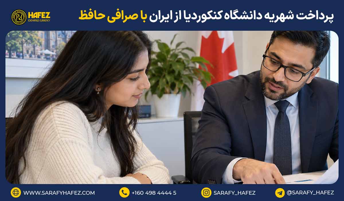 پرداخت شهریه دانشگاه کنکوردیا از ایران با صرافی حافظ