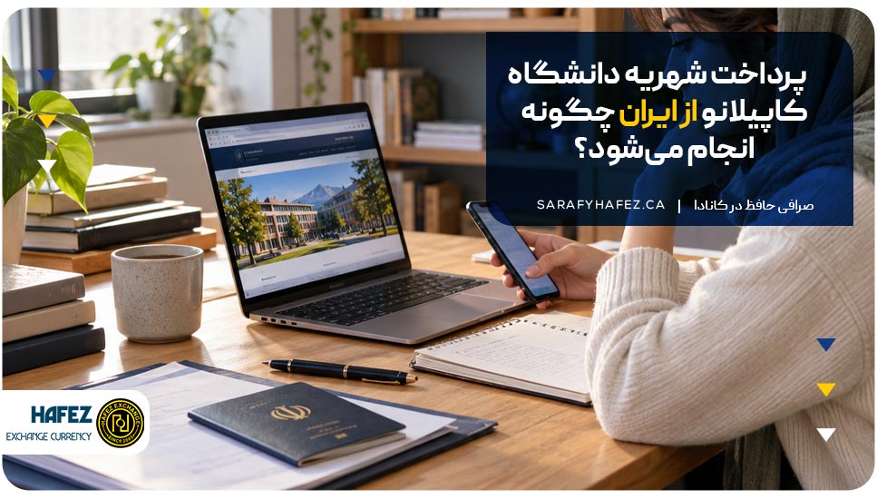 پرداخت شهریه دانشگاه کاپیلانو از ایران چگونه انجام میشود؟